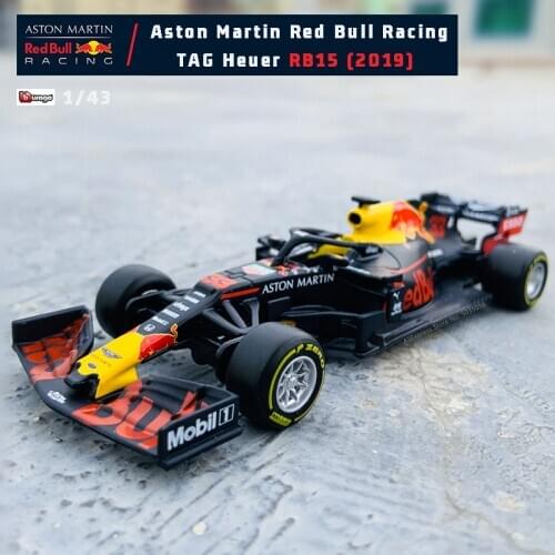 Bburago 1:43 2019 Bull RB15 Max Verstappern-33# Simulation alloy super toy car model Collection gift toys SF90 W10 RB15