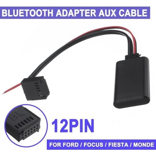 Bluetooth Adapter Aux Module Cable 12V Car Stereo AUX-IN For bluetooth aux car kit For Ford Focus,Fiesta,Mondeo,C-Max,Fusion
