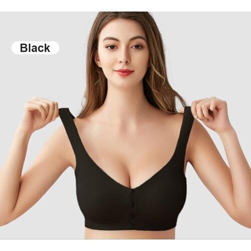 Anti Light Front Open Button Breast-Feeding Bra Summer Thin Collection Anti Sagging Feeding Large Pregnant Womens Underwear