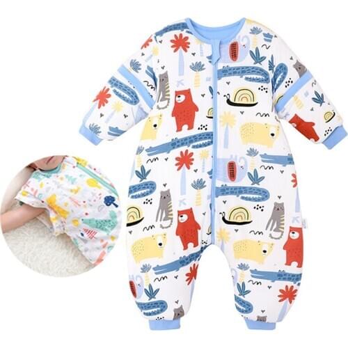 Baby Blanket Sleepers Cotton Soft Sleepwear Sleep and Play Newborn Babies Sleepwear Infant Long Sleeve