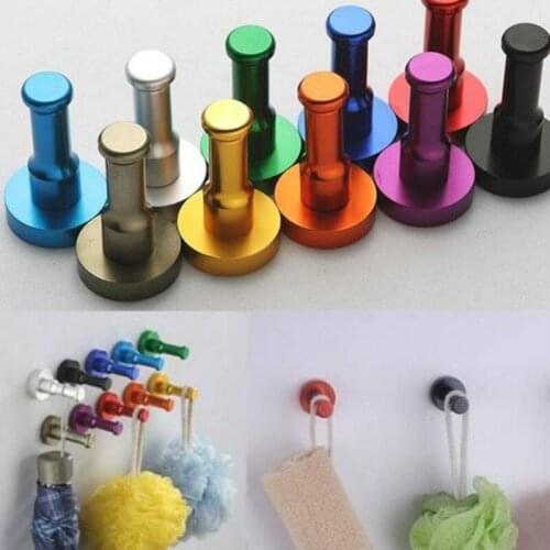 DIY Towel Wall Hook Bathroom Kitchen Door Clothes Key Hat Bag Hanger Rack Holder