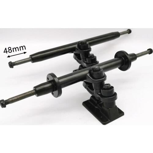 14.53inch Double Center Pillar Nail Electric Sliding Plate Trucks Flange Off-road Skateboard Bridges Gravity Casting Dropship