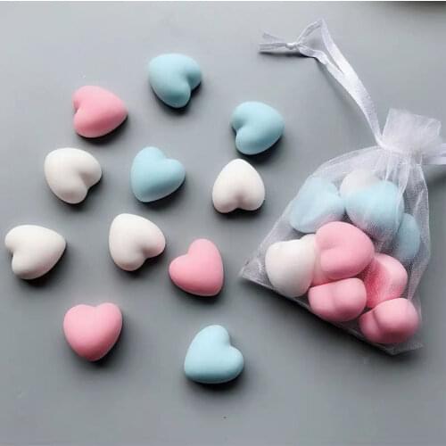 Heart Shape Soap Mold 3D Love Aroma Diffuser Stone Mold Aromatherapy Plaster Candle Making Molds Silicone Mould Handmade Tool