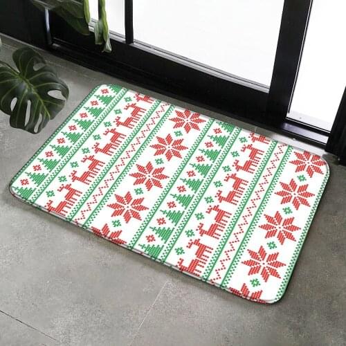 Living Room Bedroom Kitchen Door Felt Carpet Party Decoration Multi-size Halloween Pattern Non-slip Carpet Witch Flannel Carpet