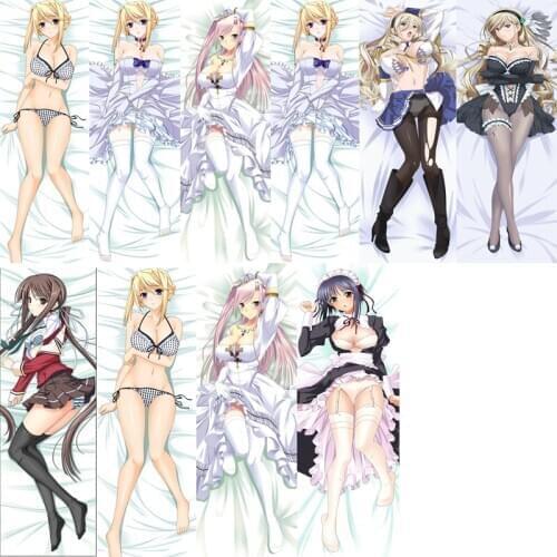 Anime Princess Lover! Characters Silvia Van Hossen & Charlotte Hazelrink Dakimakura body pillow case cover hugging pillowcases