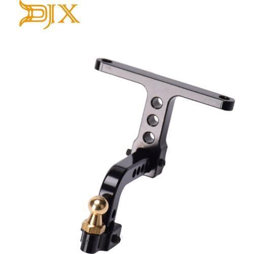 CNC Metal Adjustable Trailer Hitch Receiver Tow Hook for TRX4 SCX10 D90 1/10 RC Crawler Car Rear Bumper