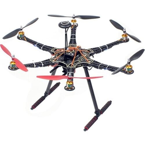 DIY Drone Kit Unassembly PNF S550 6-Axle Drone PIX4 Flight Control + 30A ESC +930KV Brushless Motors +1045 Paddles
