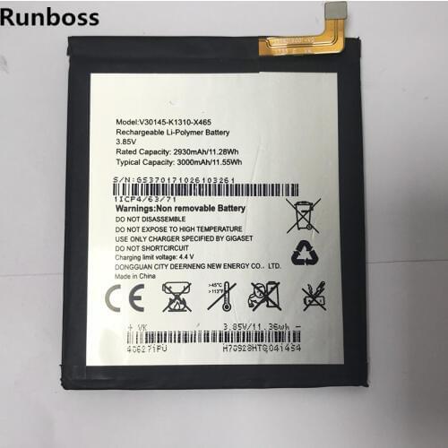 Runboss Original Quality Battery for Gigaset V30145-K1310-X465 2930/3000mAh