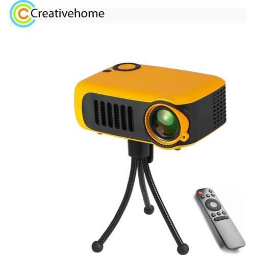 Mini Portable Projector 800 Lumen Supports 1080P LCD Screen 50000 Hours Lamp Life Home Theater Video Projector for Power Bank