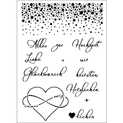 Heart Transparent Clear Silicone Stamp/Seal for DIY scrapbooking/photo album Decorative clear stamp A1221