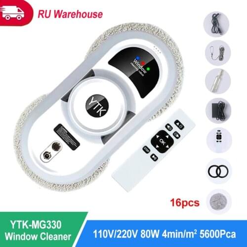 Window Cleaner Robot Vacuum Cleaner Window Washer One-key Start Remote Control Anti-Falling Electric Glass Window Cleaner