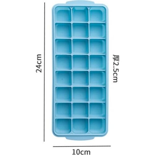 Silicone Ice Cube Maker Trays with Lids for Freezer Ice Cream Cold Drinks Whiskey Cocktails Kitchen Tools Accessories Ice Mold
