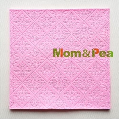 Mom&Pea MPA1719 Deco Shaped Silicone Mold Cake Decoration Fondant Cake 3D Mold Food Grade Soap Mold