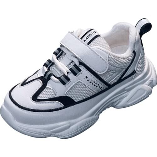 Sport Kid Shoes Children Girls Anti Slip Mesh Kids Sneakers Boys Soft Bottom Tennis Shoes Zapatos Ninas Casual Shoes BE50SH