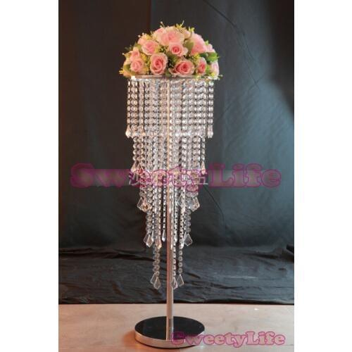 Wedding crystal table flower stand table centerpiece wedding decoration 8PCS/lot
