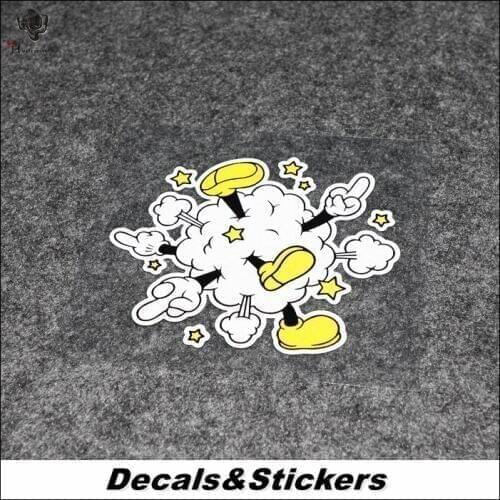 NO.L251 Cartoon Mickey mess 3M Reflective Modified Stickers Car Glass Waterproof Decals Racing Motorcycle