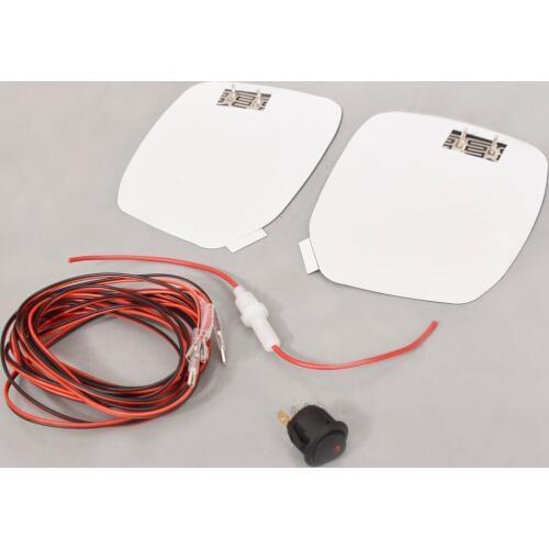 Universal DC 12V Car Wing Mirror Heated Pad Quick Warm Heated mirrors Defogger Remove Ice Rain Frost For Car Safe Driving