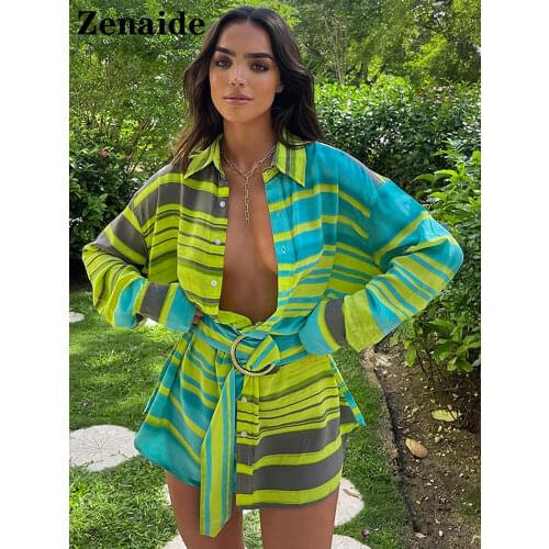 ZENAIDE Fashionable Shirt Dresses