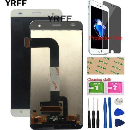Mobile LCD Display For Fly FS504 Cirrus 2 LCD Display Touch Screen Digitizer Glass Repair FS504 Phone Sensor Tool Protector Film