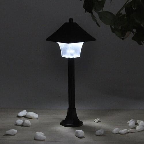 1pc street lights craft figurine garden ornament miniature fairy garden decor