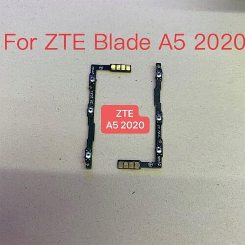 10pcs For ZTE Blade A5 2020 Power On Off Volume Up Down Switch Side Button Key Flex Cable Replacement Parts