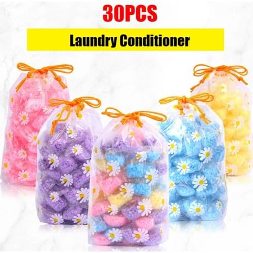 30pcs Laundry Conditioner Fabric Softener Fragrant Beads Granular Protective Clothing Fragrance Laundry Gel Beads