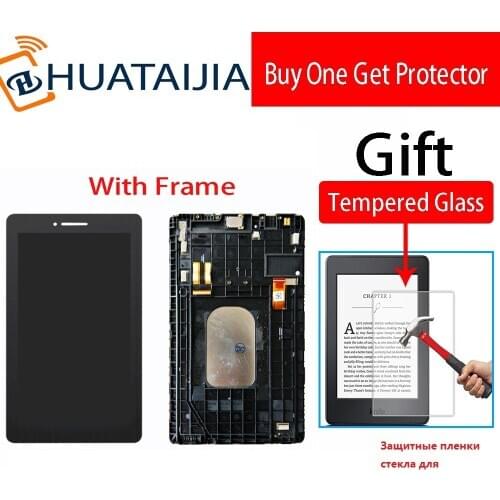 7 inch LCD and touch panel with frame For Lenovo TAB E7 TB-7104I TB-7104F TB-7104N TB-7104 Digitizer Screen Tablet pc