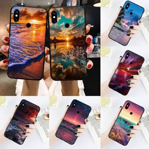 Colorful Sea Beach beautiful ocean art Phone Case For Xiaomi Redmi note 7 8 9 t k30 max3 9 s 10 pro lite