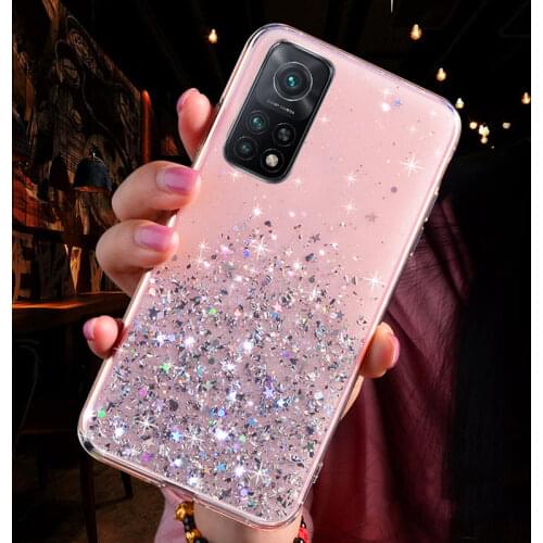 For Xiaomi Redmi Note 10 Pro Case Bling Glitter Cover For Xiomi Redmi Note 10 Note10 9 Pro 9S Poco F3 X3 F2 Pro 11 Cases K40 Pro