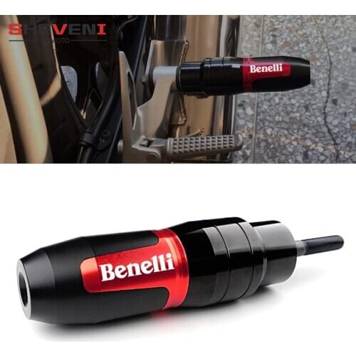 FOR Benelli Leoncino 500 LeonineX TNT 125 135 Jinpeng 502 TRK502 CNC Motorcycle Crash Pads Exhaust Sliders Frame Protector