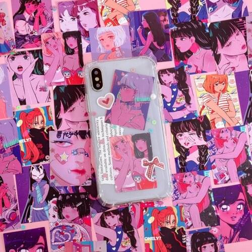 40 Pcs Anime Girls Series Cute Kawaii Stickers Planner Scrapbooking Stationery Japanese Diary Stickers