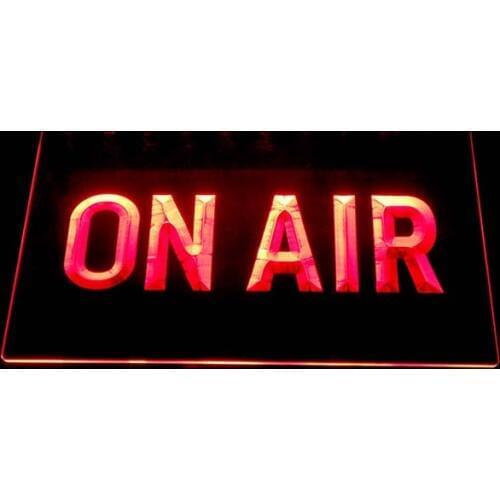 I1065 On Air LED Neon Light Light Signs On/Off Switch 20+ Colors 5 Sizes