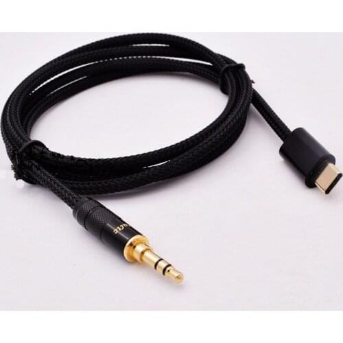 Type-C C100 to 3.5mm Audio Video record Adapter Cable for Microphone Smartphone Video Conference Interview Recording