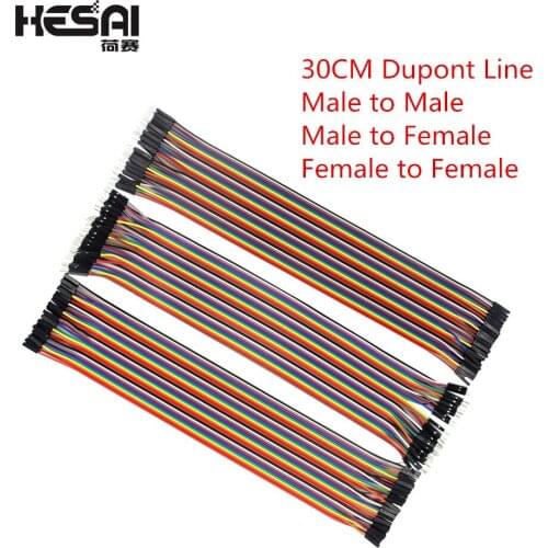 30cm Male to Male + Male to Female and Female to Female DuPont Cable Line Jumper Connector Breadboard for arduino Diy Kit