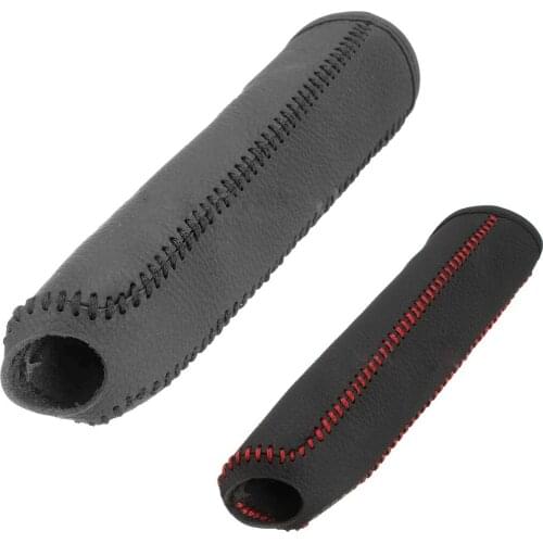 Leather Hand Brake Cover Protective Sleeve For Honda / Accord / Civic 8