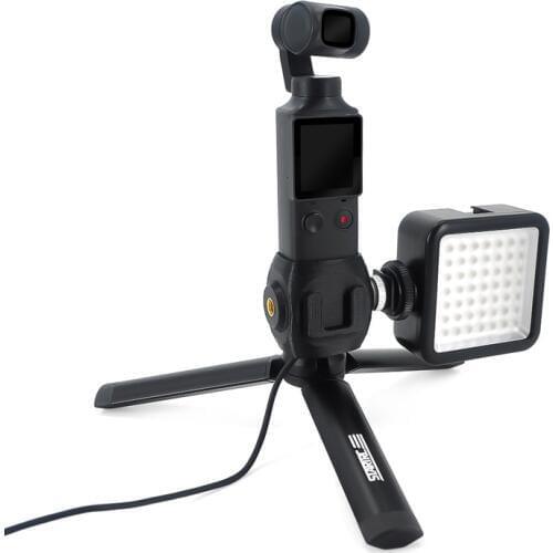 Hot Shoe Mount Adapter 1/4 Screw Adapter Base With Tripod and LED Light For FIMI PALM Camera Handheld Expansion Accessories