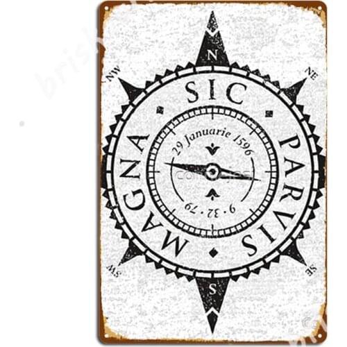 Sic Parvis Magna Metal Signs Cinema Plaques pub Design Tin sign Posters