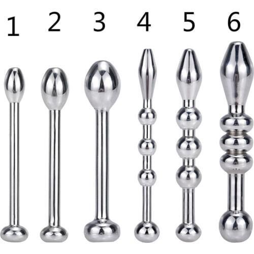 Metal Urethra Catheter Stainless Steel Male Penis Sounds Urethral Sex Toys Urethra Catheter Urethral Inserts Sounding Cbt Toy