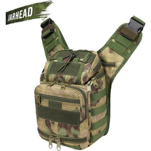 Multifunction Shoulder Outdoor Photography SLR Camera Bag Tactical Saddle Bag Waterproof Camouflage Army Bag For Hiking Hunting