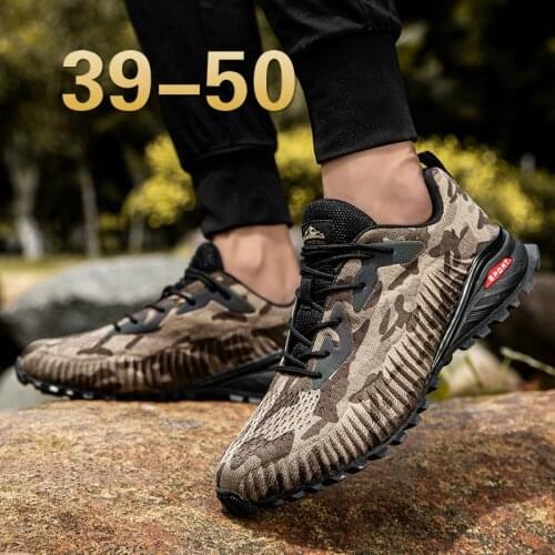 Men Sneakers Waterproof Mens Casual Shoes Comfortable Sports Outdoor Hiking Shoes New Fashion Black Runing Shoes Big Size 6.5-15