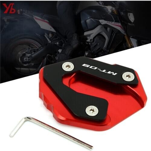 New Arrival Motorcycle Accessories FOR YAMAHA MT 09 FZ 09 FJ09 Tracer 2014-2020 Kickstand Sidestand Stand Extension Enlarger Pad