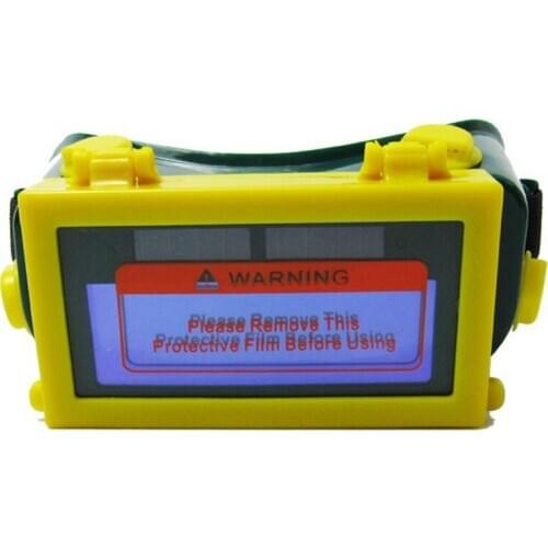 Flip-type automatic dimming goggles anti-glare photoelectric welding argon arc welding machine labor insurance glasses