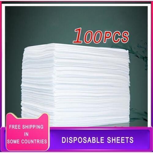 10/20/50/100pcs Disposable Bed Sheets Bedroom Massage Table Sheets Beauty Salon Spa Travel Hotel Thicken Non-woven Fabric Sheet