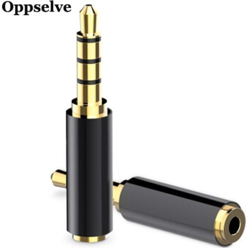 Plug for Cable 2.5 mm Male to 3.5 mm Female Converter Plug 3 5 Jack 3.5mm Audio Stereo Adapter Plug Converter Headphones Adapter