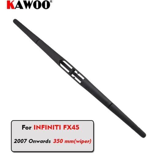 KAWOO Car Rear Wiper Blade Blades Back Window Wipers Arm For Infiniti FX45 Hatchback (2007-) 350mm Car Accessories Styling