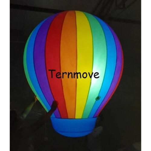 Lighting Hot Air Balloon for Christmas Decor giant inflatable ball with led light hot air balloon wedding decorations