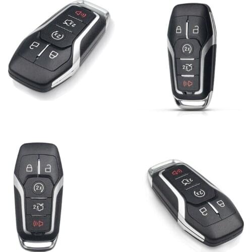 Smart Remote Key Shell Replacement Compatible with Ford-Taurus Buttons Smart Car Key Case Cover