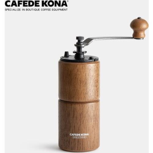 CAFEDE KONA manual grinding coffee beans beans machine grinding powder grinding cast iron core thickness is adjustable