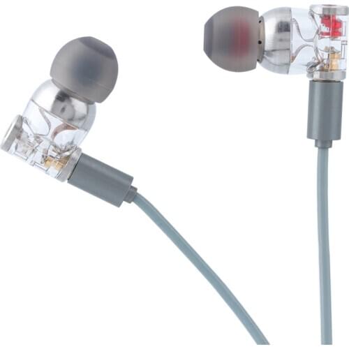 DDHIFI E2020A Janus Dynamic Driver HiFi In-ear Earphone with Dual Connector MMCX/0.78mm 2Pin, Detachable OCC Cable, Clear Shell