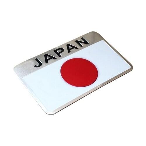 Japan Japanese Flag Emblem Badge Motorcycle Fairing Decal Sticker for Auto Doors Windows Trunks Car Accessories